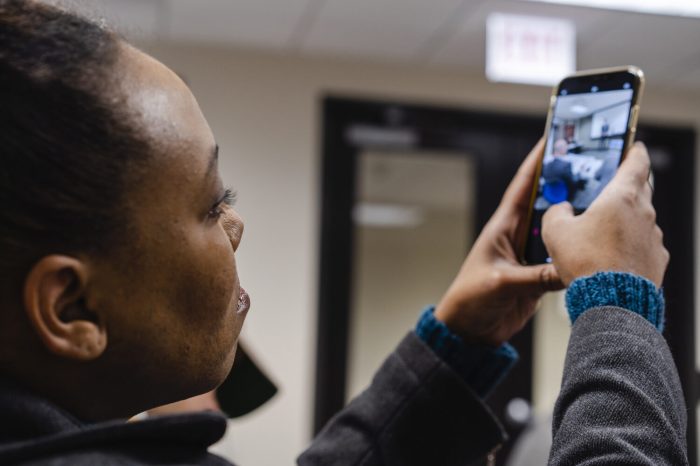 Documenter on assignment in Chicago